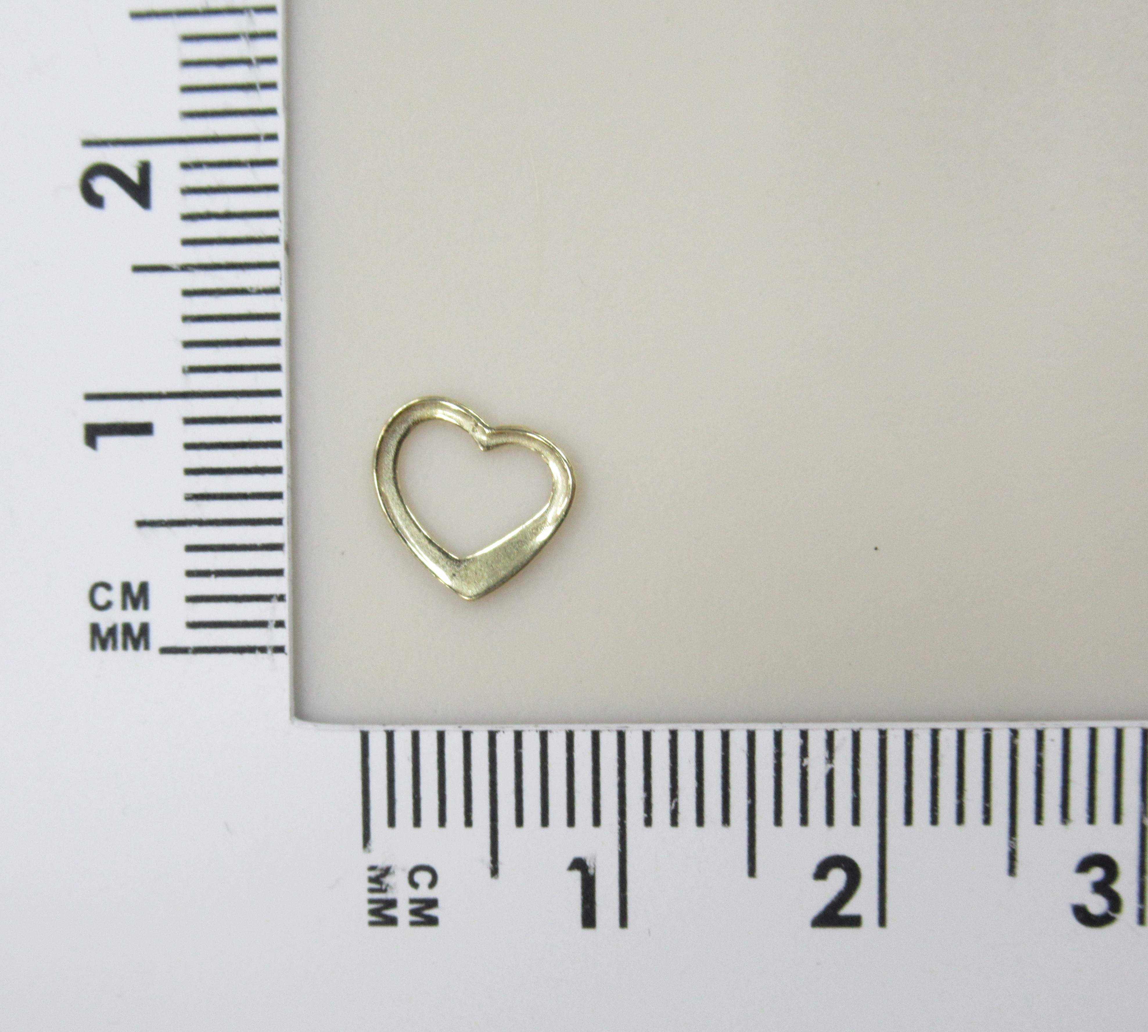 Подвеска из желтого золота "Сердце"